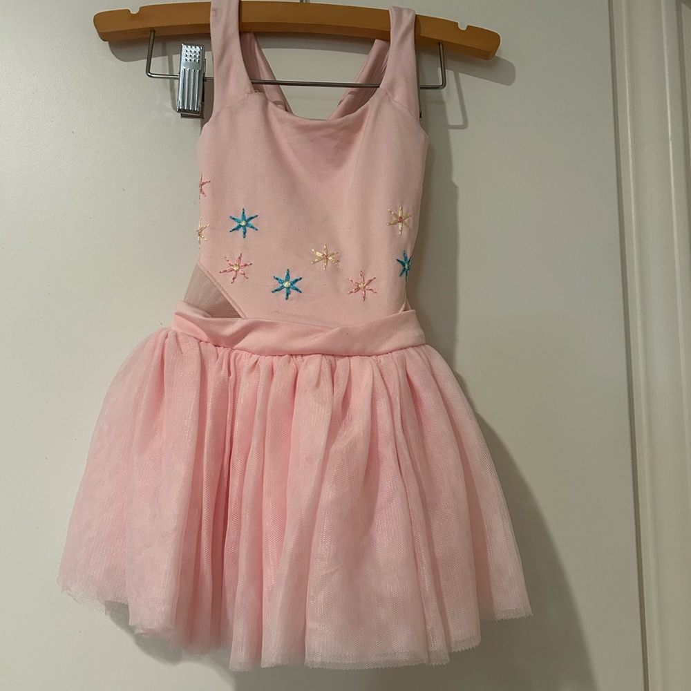 Bloch Pink Kids Dance Costume with Star Accents